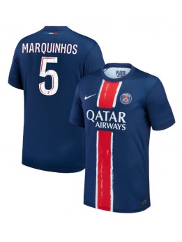 Paris Saint-Germain Marquinhos #5 Domaci Dres 2024-25 Kratak Rukavima